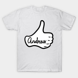 Men name Andrew T-Shirt